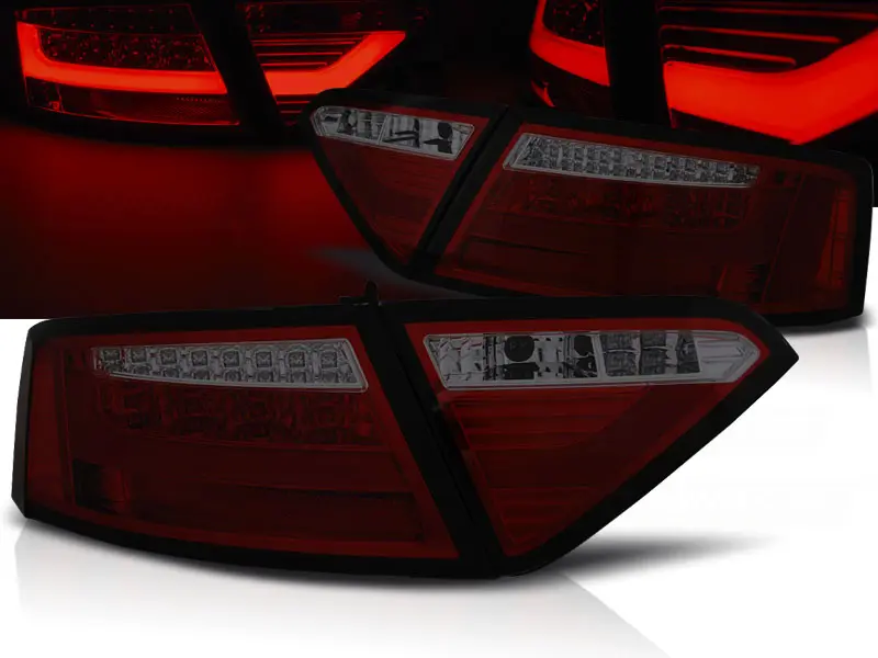 Baklykter LED Audi A5 8T 2007 - 2011 │ RED SMOKE