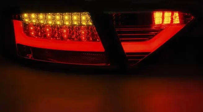 Baklykter LED Audi A5 8T 2007 - 2011 │ RED WHITE – bilde 3