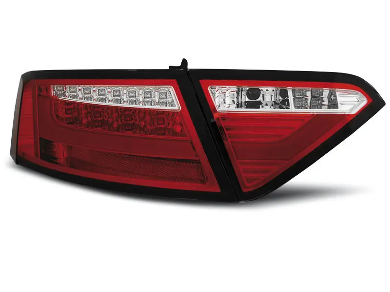 Baklykter LED Audi A5 8T 2007 - 2011 │ RED WHITE – bilde 6