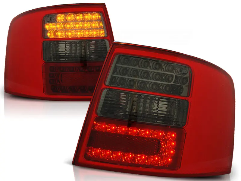 Baklykter LED AUDI A6 1997-2004 RED SMOKE