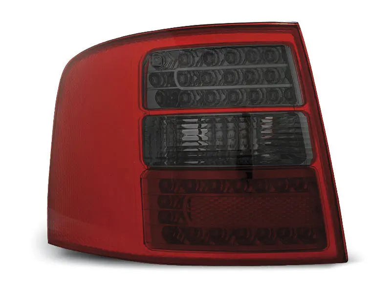Baklykter LED AUDI A6 1997-2004 RED SMOKE – bilde 2