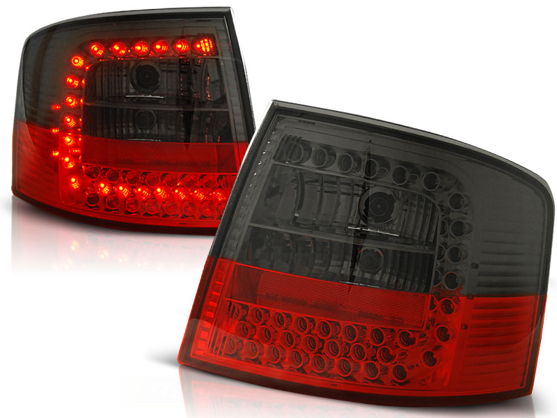 Baklykter LED Audi A6 C5 Avant 1997 - 2004 │ RED SMOKE