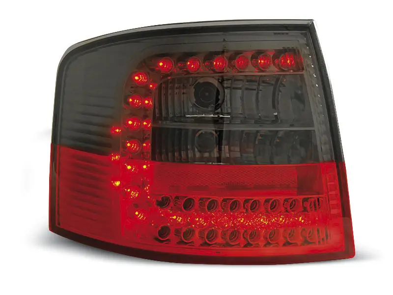 Baklykter LED Audi A6 C5 Avant 1997 - 2004 │ RED SMOKE – bilde 2