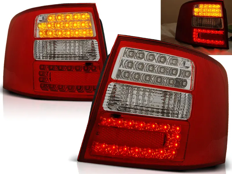 Baklykter LED Audi A6 C5 Avant 1997 - 2004 │ RED WHITE