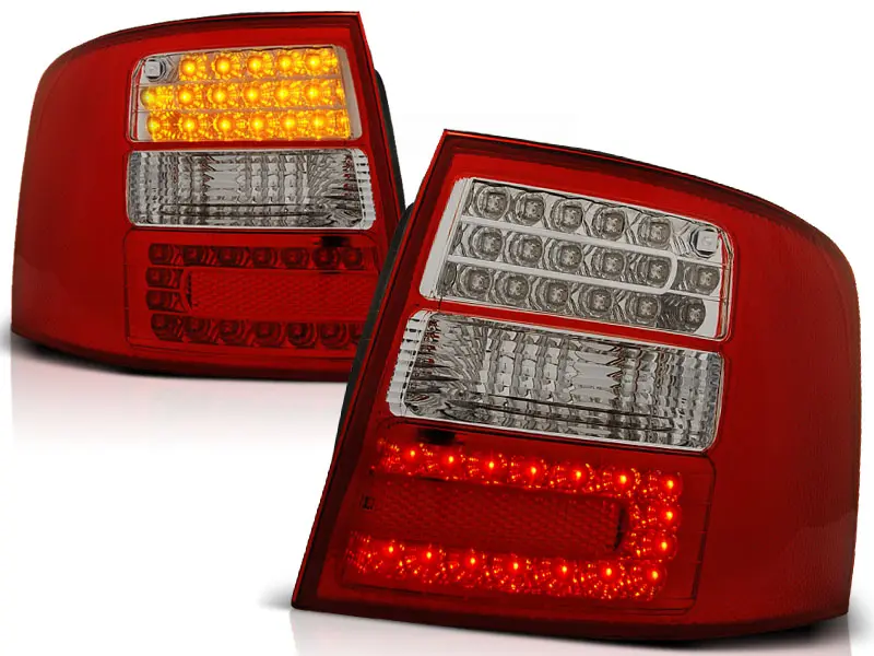 Baklykter LED Audi A6 C5 Avant 1997 - 2004 │ RED WHITE – bilde 2