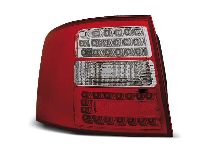 Baklykter LED Audi A6 C5 Avant 1997 - 2004 │ RED WHITE – bilde 3