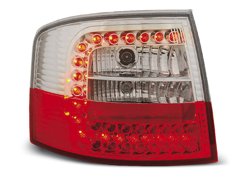 Baklykter LED Audi A6 C5 Avant 1997 - 2004 │ RED WHITE – bilde 3