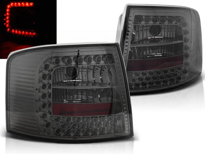 Baklykter LED Audi A6 C5 Avant 1997 - 2004 │ SMOKE