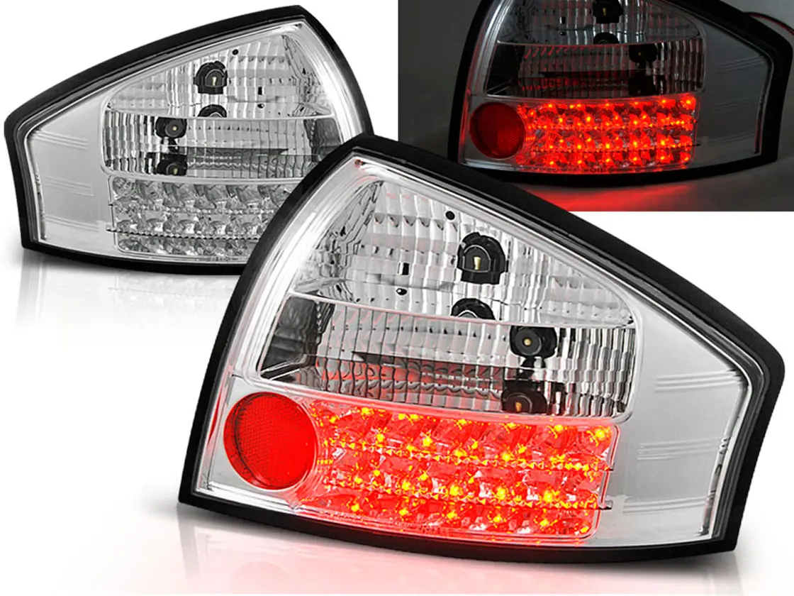 Baklykter LED Audi A6 C5 Sedan 1997 - 2004 │ CHROME