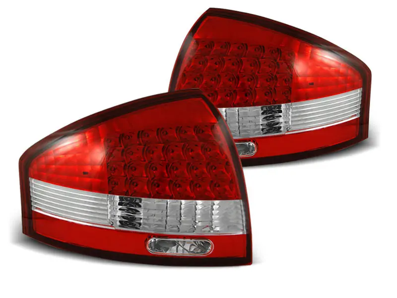 Baklykter LED Audi A6 C5 Sedan 1997 - 2004 │ RED WHITE – bilde 4