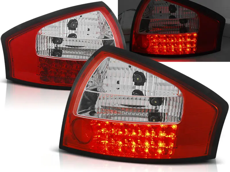 Baklykter LED Audi A6 C5 Sedan 1997 - 2004 │ RED WHITE