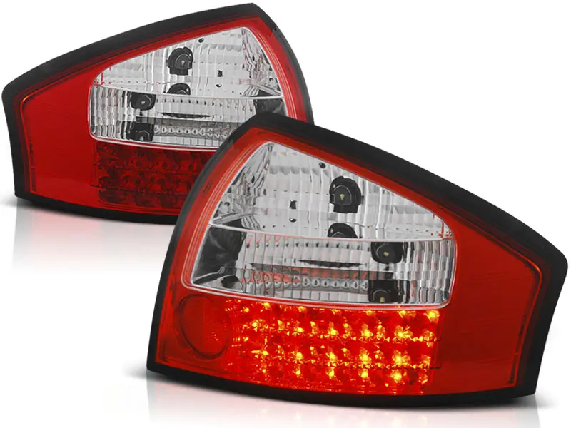 Baklykter LED Audi A6 C5 Sedan 1997 - 2004 │ RED WHITE – bilde 2