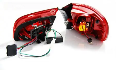 Baklykter LED AUDI A6 (C6) 2004-2008 AVANT RED WHITE Image 3