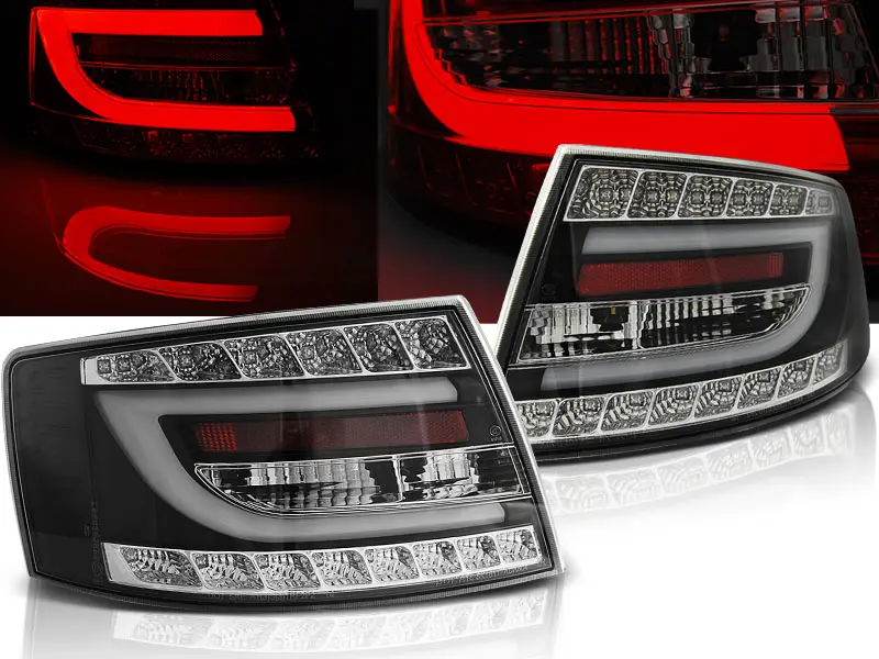 Baklykter LED AUDI A6 (C6) SEDAN 2004-2008 BLACK