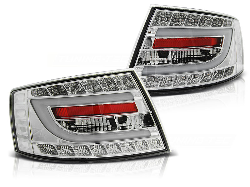 Baklykter LED AUDI A6 (C6) SEDAN 2004-2008 CHROME