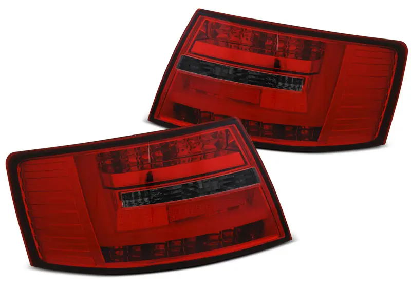 Baklykter LED AUDI A6 (C6) SEDAN 2004-2008 RED SMOKE 6-PIN Image 4