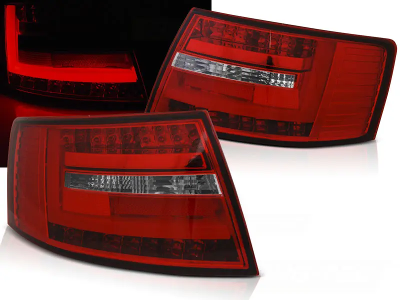 Baklykter LED AUDI A6 (C6) SEDAN 2004-2008 RED WHITE 6-PIN Image 1