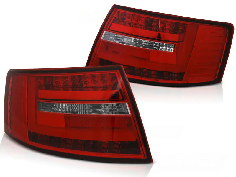 Baklykter LED AUDI A6 (C6) SEDAN 2004-2008 RED WHITE 6-PIN Image 3