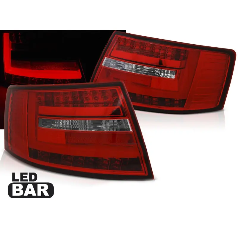 Baklykter LED AUDI A6 (C6) SEDAN 2004-2008 RED WHITE 7-PIN Image 1