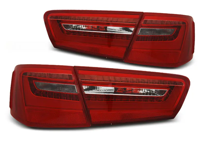 Baklykter LED AUDI A6 (C7) 2011-2014 RED WHITE – bilde 4
