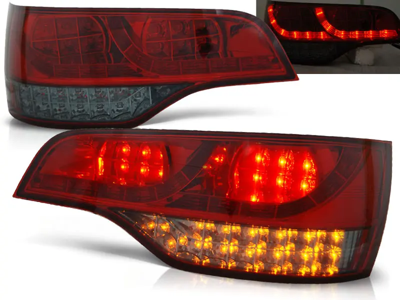 Baklykter LED AUDI Q7 2006-2009 │ RED SMOKE