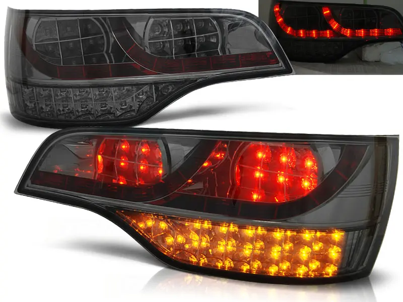Baklykter LED Audi Q7 4L 2005 - 2009 │SMOKE