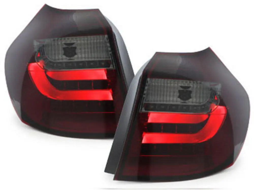 Baklykter LED BMW 1 (E87 / E81) LCI 2007 - 2011 │ Red Smoke LED – bilde 3