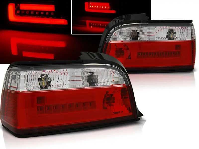 Baklykter LED BMW 3 (E36) 1990 - 1999 | RED WHITE