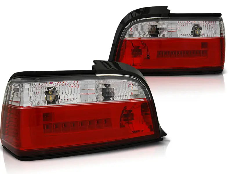 Baklykter LED BMW 3 (E36) 1990 - 1999 | RED WHITE – bilde 2