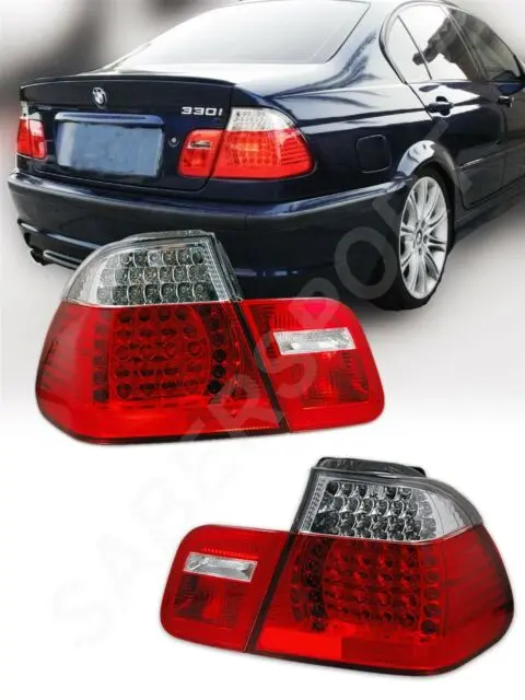 Baklykter LED BMW 3 (E46) 1998-2001 RED WHITE – bilde 5