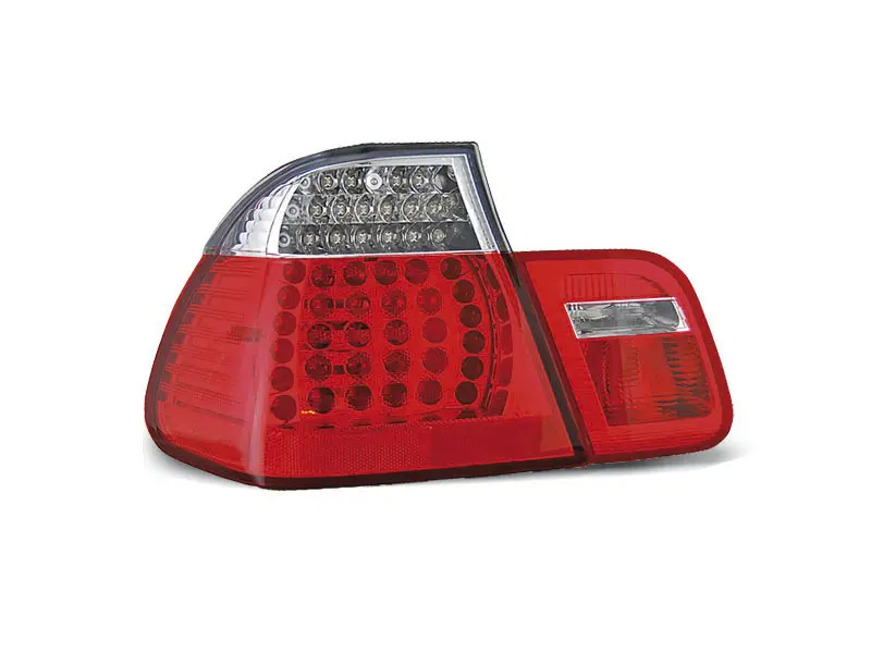 Baklykter LED BMW 3 (E46) 1998-2001 RED WHITE – bilde 6