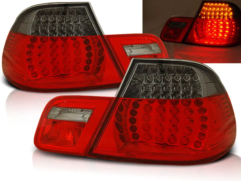 Baklykter LED BMW 3 (E46) Coupe 1999 - 2003 │ RED SMOKE
