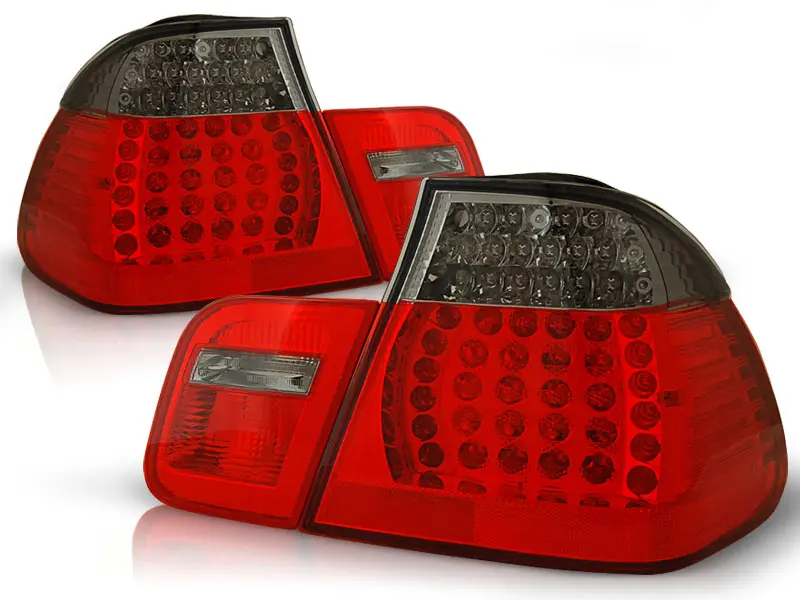 Baklykter LED BMW 3 (E46) LCI Sedan 2001 - 2005 │ RED SMOKE – bilde 2