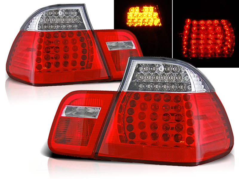 Baklykter LED BMW 3 (E46) LCI Touring 2001 - 2005 │ RED WHITE