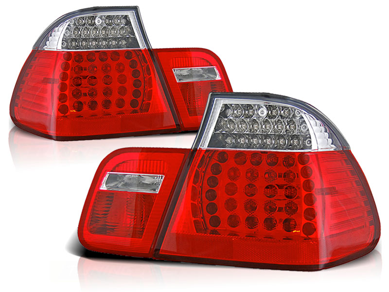Baklykter LED BMW 3 (E46) LCI Touring 2001 - 2005 │ RED WHITE – bilde 2