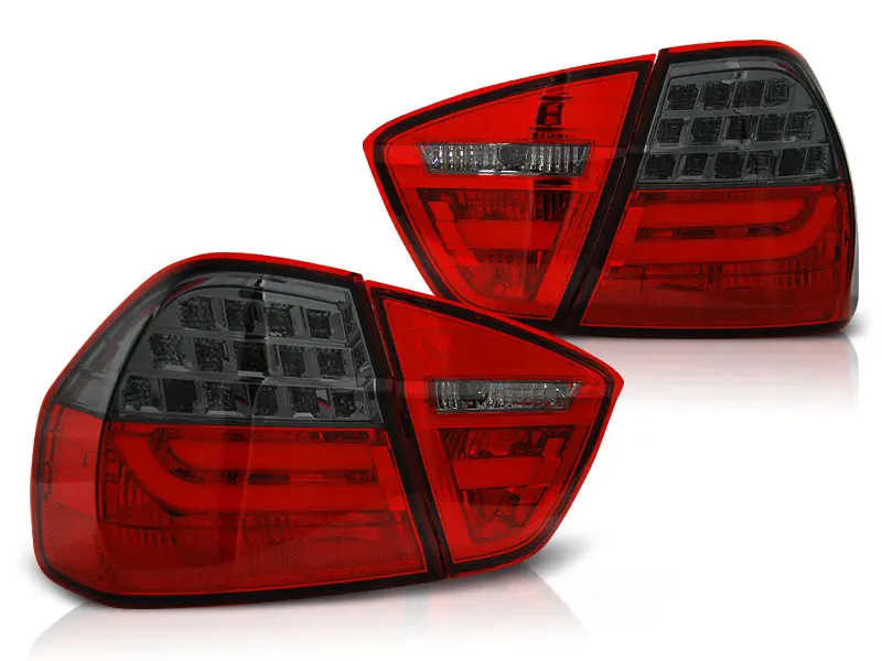 Baklykter LED BMW 3 (E90) 2005-2008 RED SMOKE Image 2