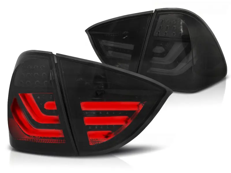 Baklykter LED BMW 3 (E91) 2005-2008 SMOKE BLACK – bilde 2