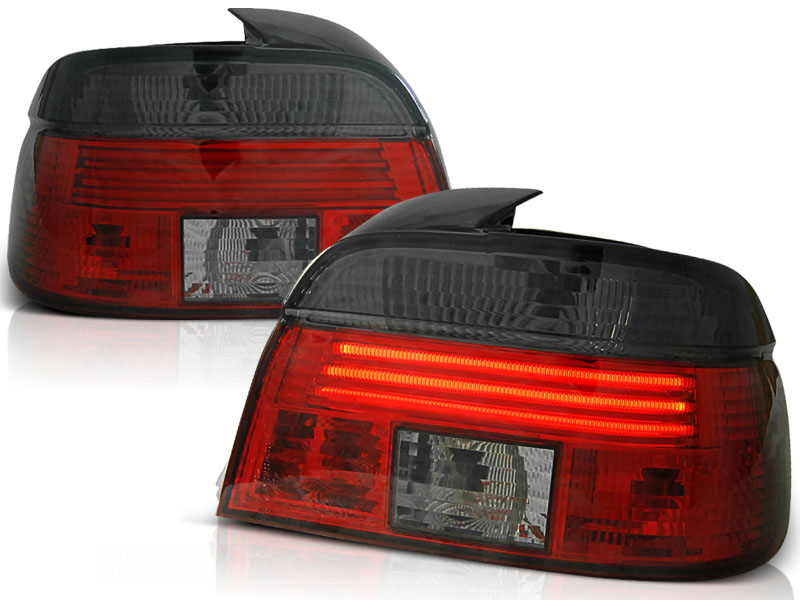 Baklykter LED BMW 5 (E39) 1995-2000 RED SMOKE – bilde 2