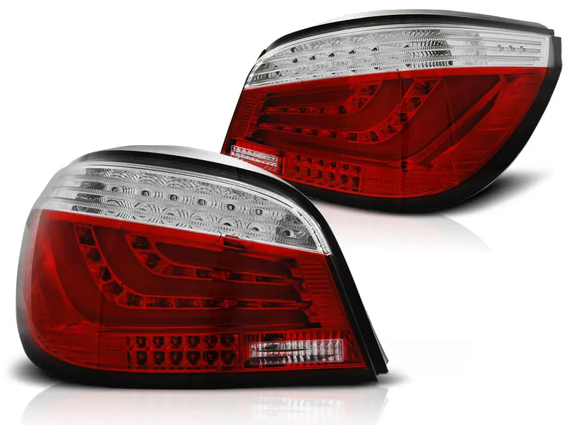 Baklykter LED BMW 5 (E60) Sedan LCI 2007 - 2010 │ RED WHITE