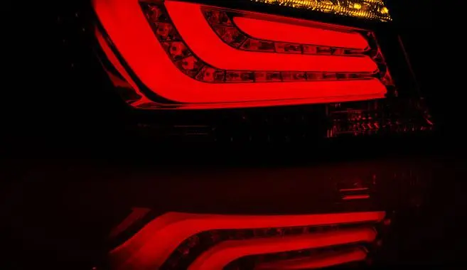 Baklykter LED BMW 5 (E60) Sedan LCI 2007 - 2010 │ RED WHITE – bilde 2
