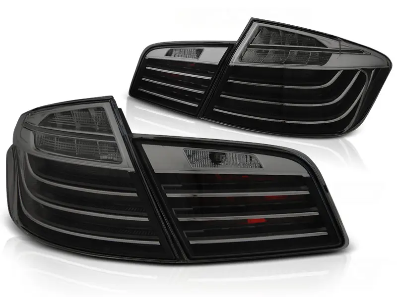 Baklykter LED BMW 5 (F10) Sedan 2010 - 2013 │ BLACK SMOKE LCI LOOK – bilde 4