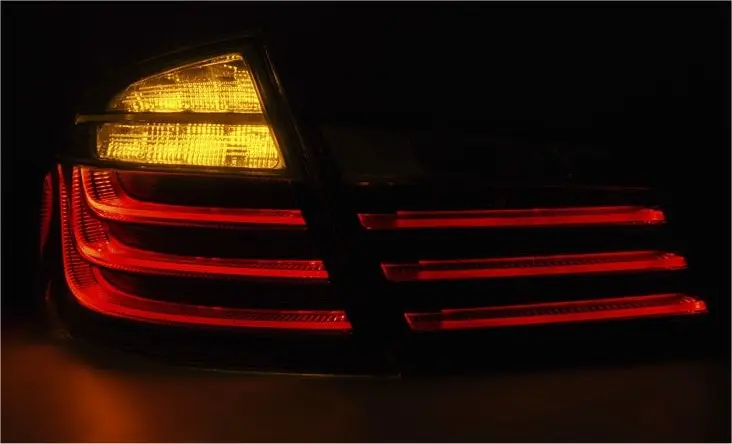 Baklykter LED BMW 5 (F10) Sedan 2010 - 2013 │ BLACK SMOKE LCI LOOK – bilde 6