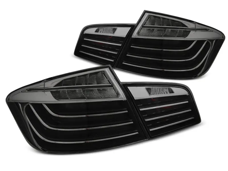 Baklykter LED BMW 5 (F10) Sedan 2010 - 2013 │ BLACK SMOKE LCI LOOK – bilde 8