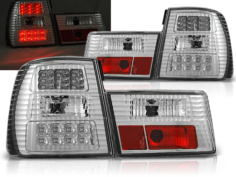 Baklykter LED BMW (E34) 1988-1995 CHROME