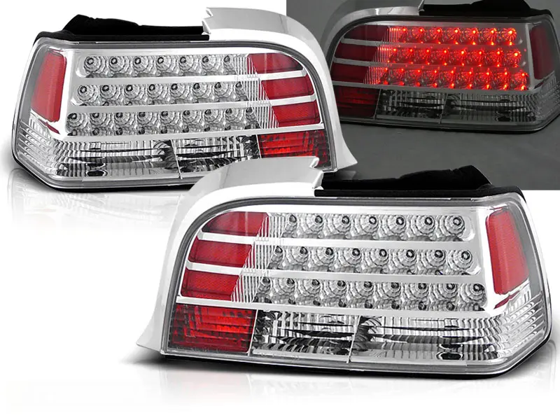 Baklykter LED BMW (E36) 1990-1999 COUPE CHROME
