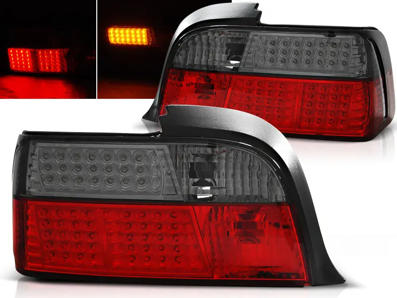 Baklykter LED BMW (E36) 1990-1999 COUPE RED SMOKE