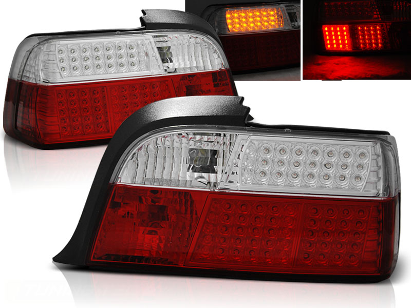Baklykter LED BMW (E36) 1990-1999 COUPE RED WHITE