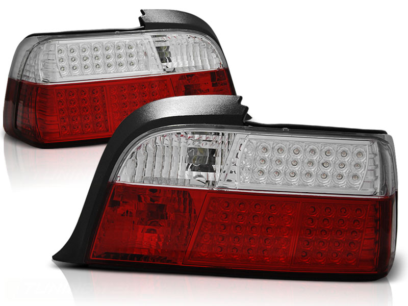 Baklykter LED BMW (E36) 1990-1999 COUPE RED WHITE – bilde 2