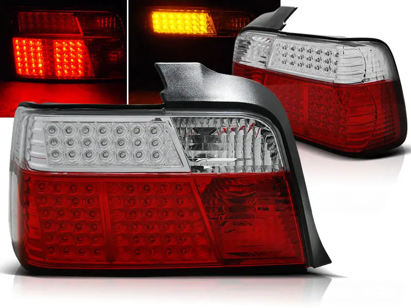 Baklykter LED BMW (E36) 1990-1999 SEDAN RED WHITE