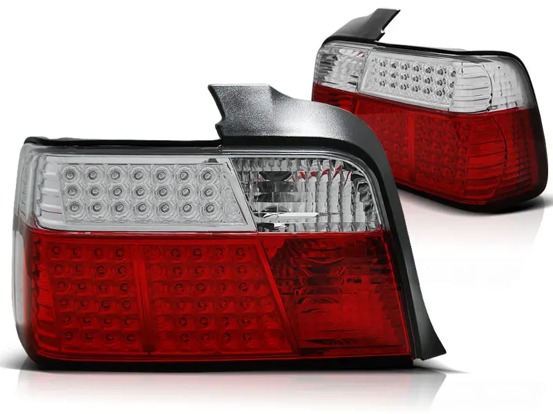 Baklykter LED BMW (E36) 1990-1999 SEDAN RED WHITE – bilde 2